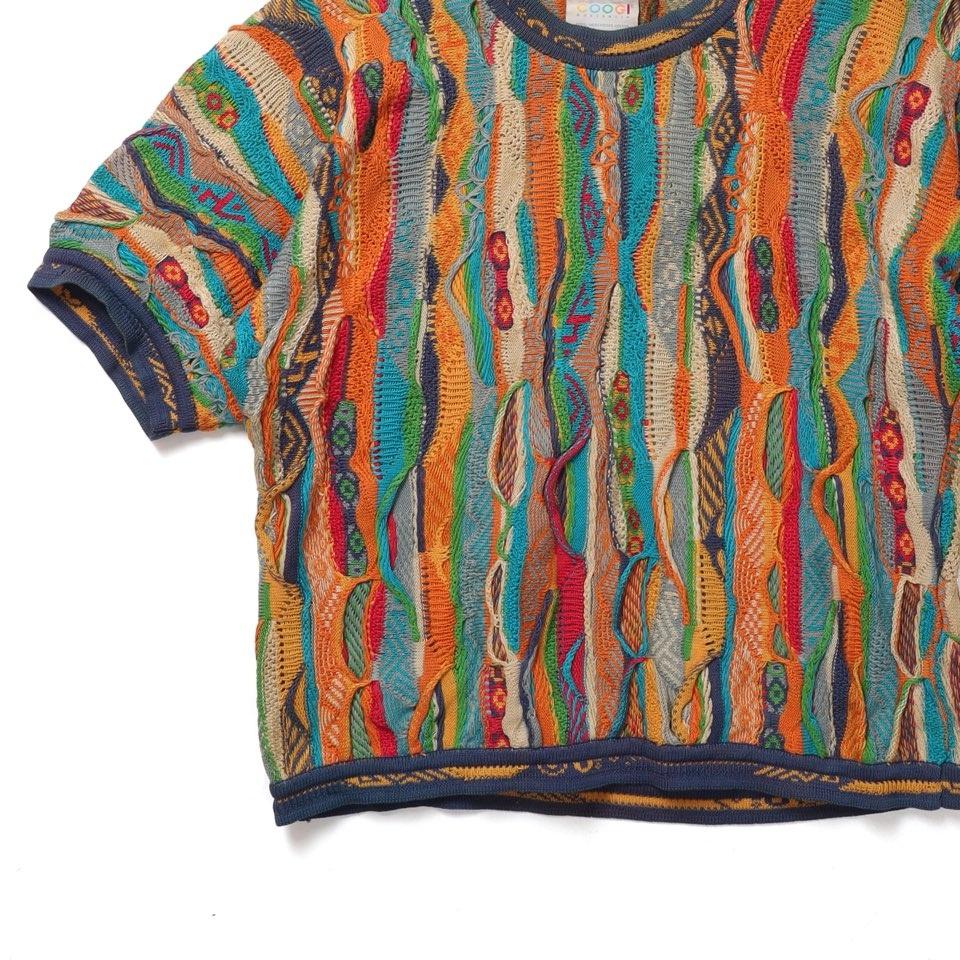 쿠지 Coogi Cable Knit T-shirt 4