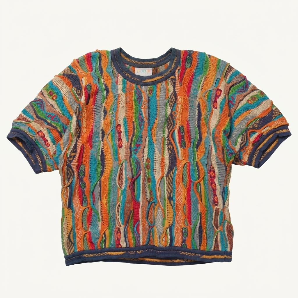 쿠지 Coogi Cable Knit T-shirt 1