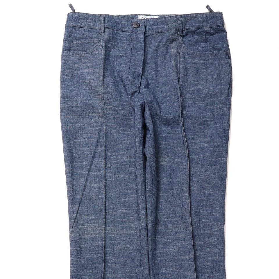 샤넬 Chanel Cotton Tweed Pants 3