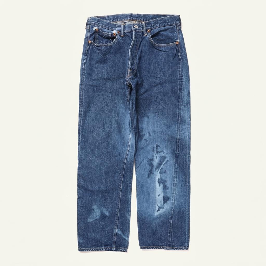 웨어하우스 Warehouse Washed Denim Pants 1