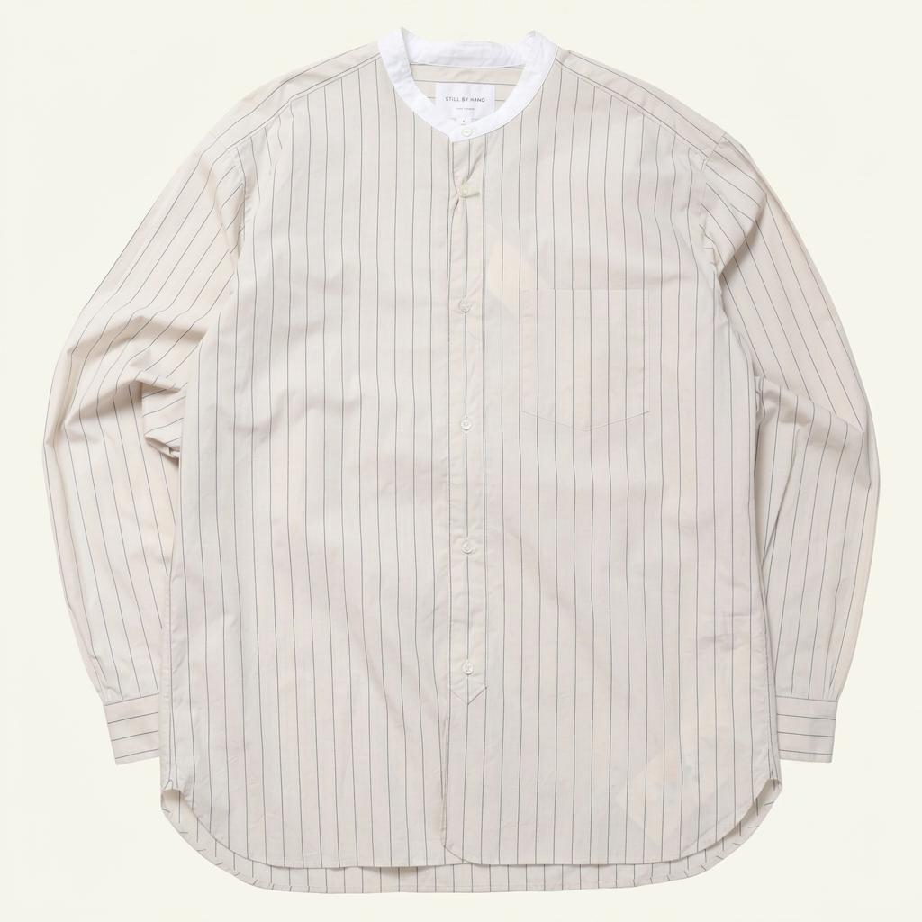 스틸 바이핸드 STILL BY HAND Stripe Shirt 1