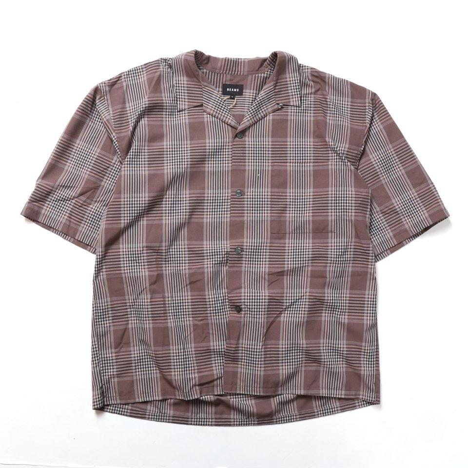 빔즈 Beams Check Half Shirt 2