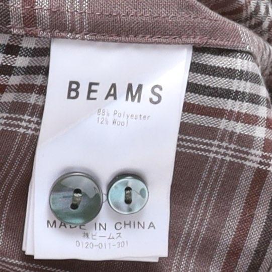 빔즈 Beams Check Half Shirt 9