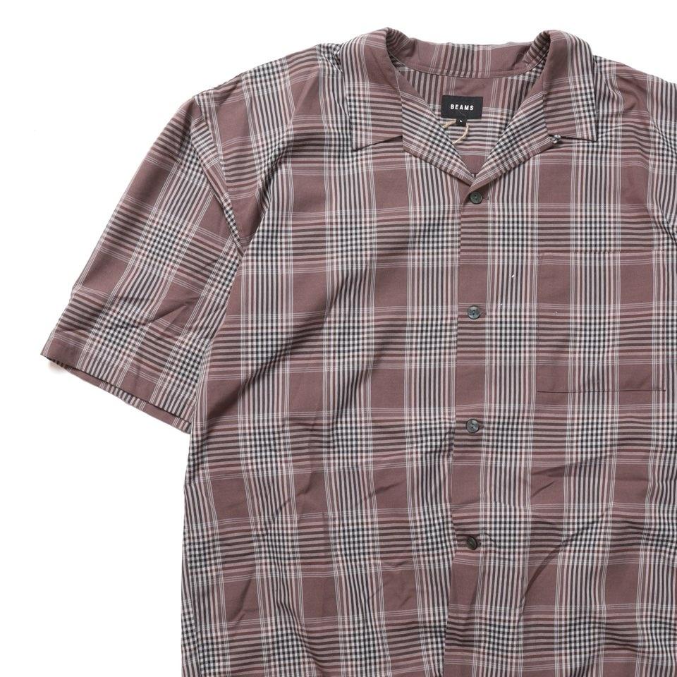 빔즈 Beams Check Half Shirt 3