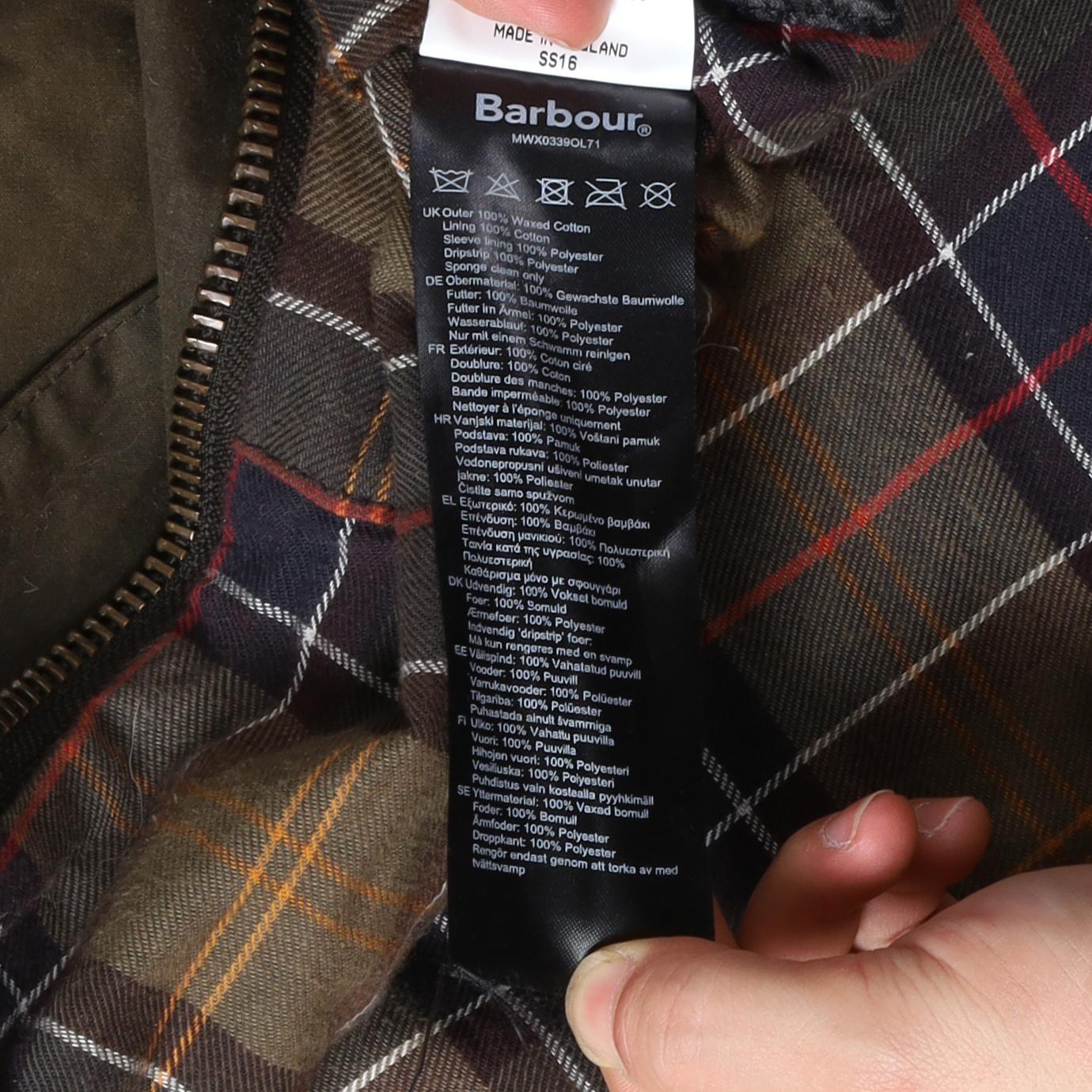 바버 Barbour Ashby Wax Jacket 9