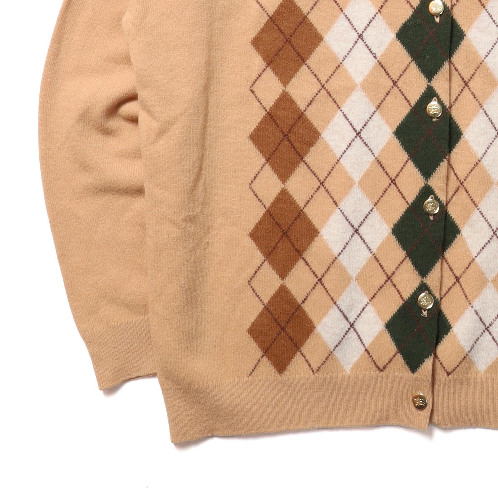 버버리 Burberry Argyle Cardigan 4