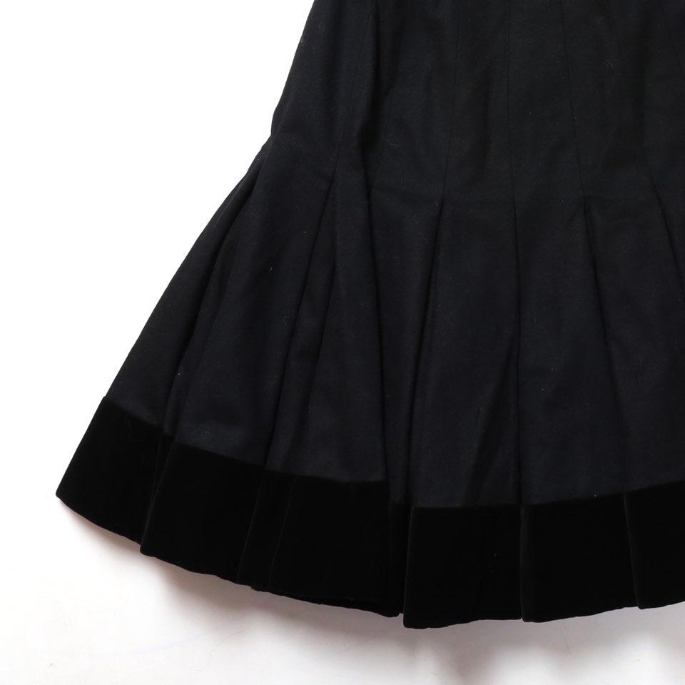 샤넬 Chanel Wool Pleated Skirt 7