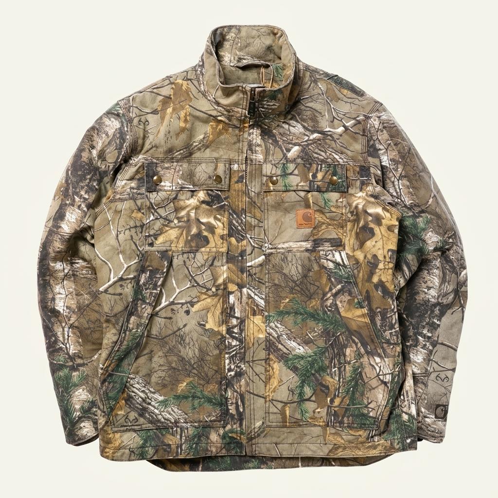 칼하트 Carhartt Realtree Camouflage Quick Duck Jacket