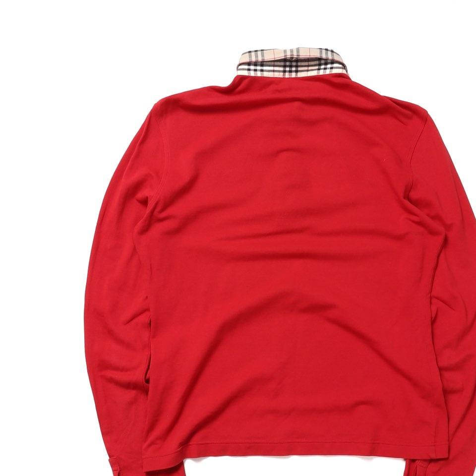 버버리 Burberry Nova Check Collar Long Sleeve 6
