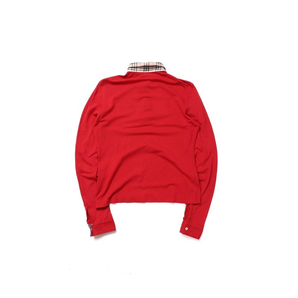버버리 Burberry Nova Check Collar Long Sleeve 5