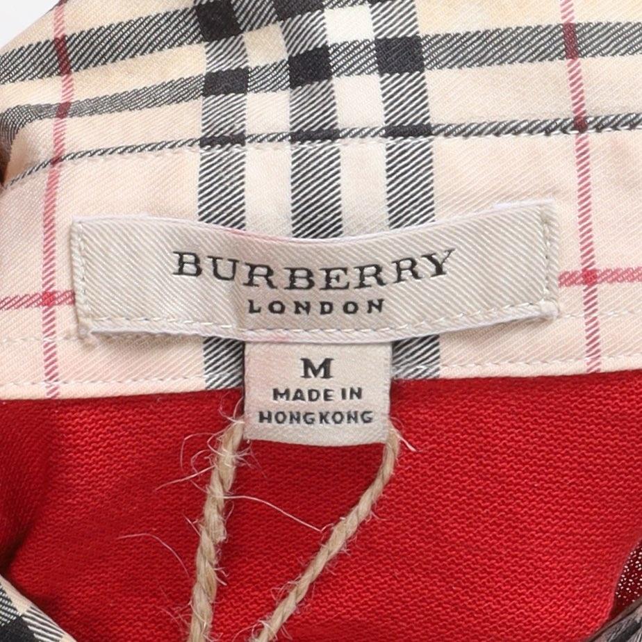 버버리 Burberry Nova Check Collar Long Sleeve 8
