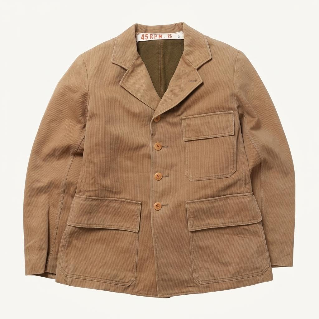45RPM Single Breasted Notch Lapel Jacket 1