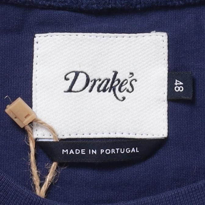 드레익스 Drake's Cotton T-shirt 8