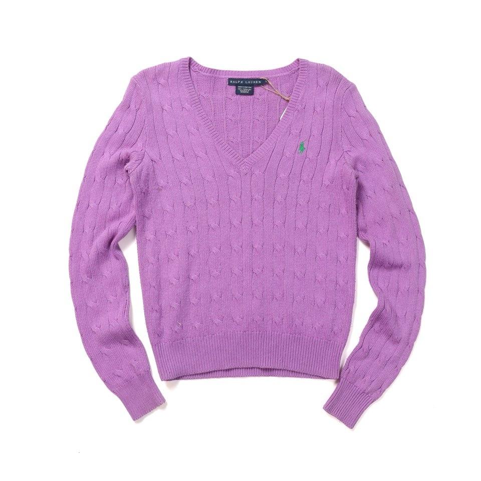 랄프로렌  Ralph Lauren Silk Cable Knit 2