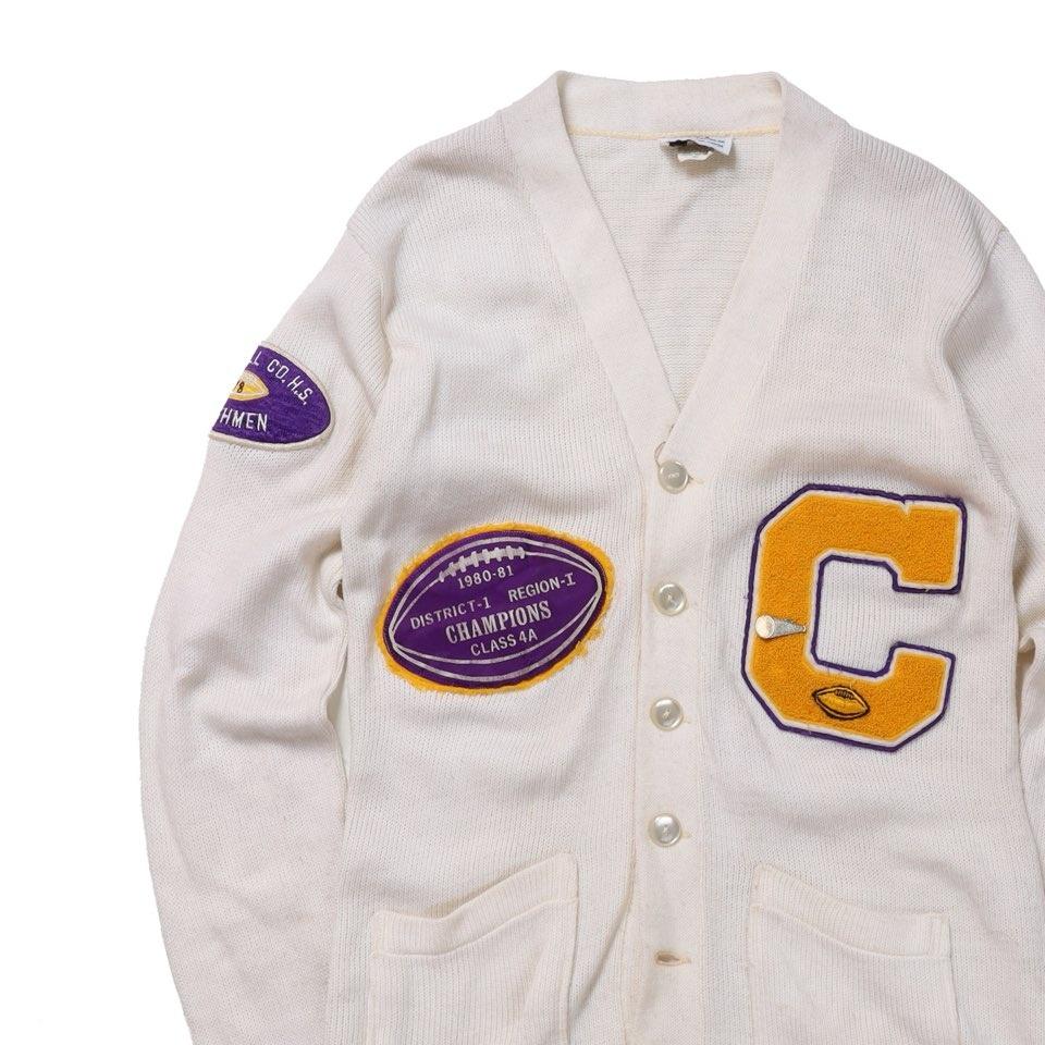 애슬레틱 니트웨어 Athletic Knitwear Letterman Cardigan 3