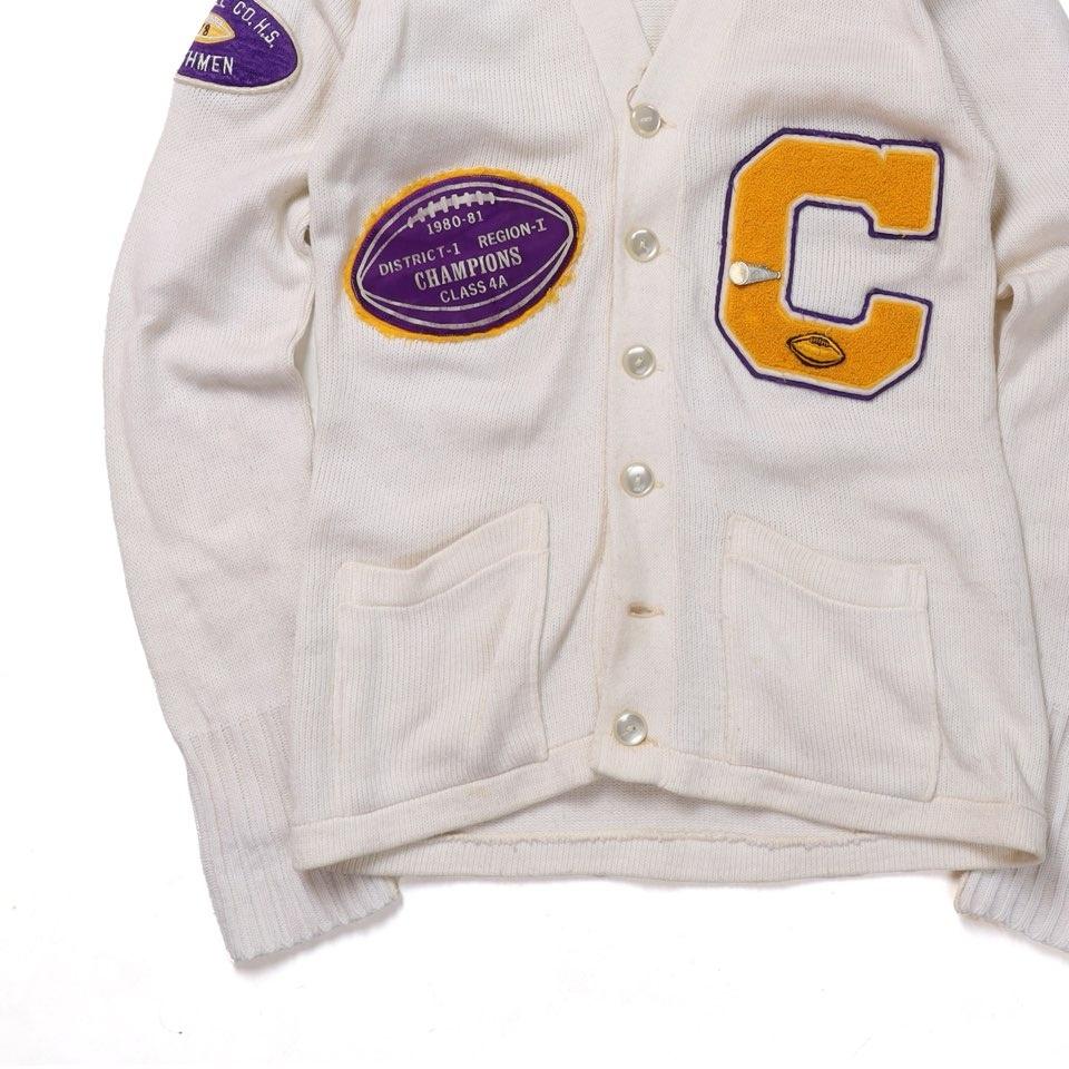 애슬레틱 니트웨어 Athletic Knitwear Letterman Cardigan 4