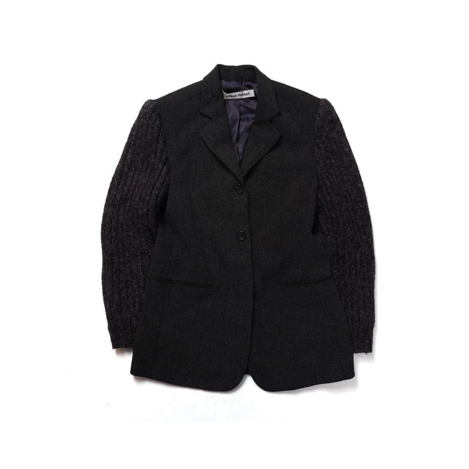더 오픈 프로덕트 The Open Product 2B Wool Sleeve Blazer 2