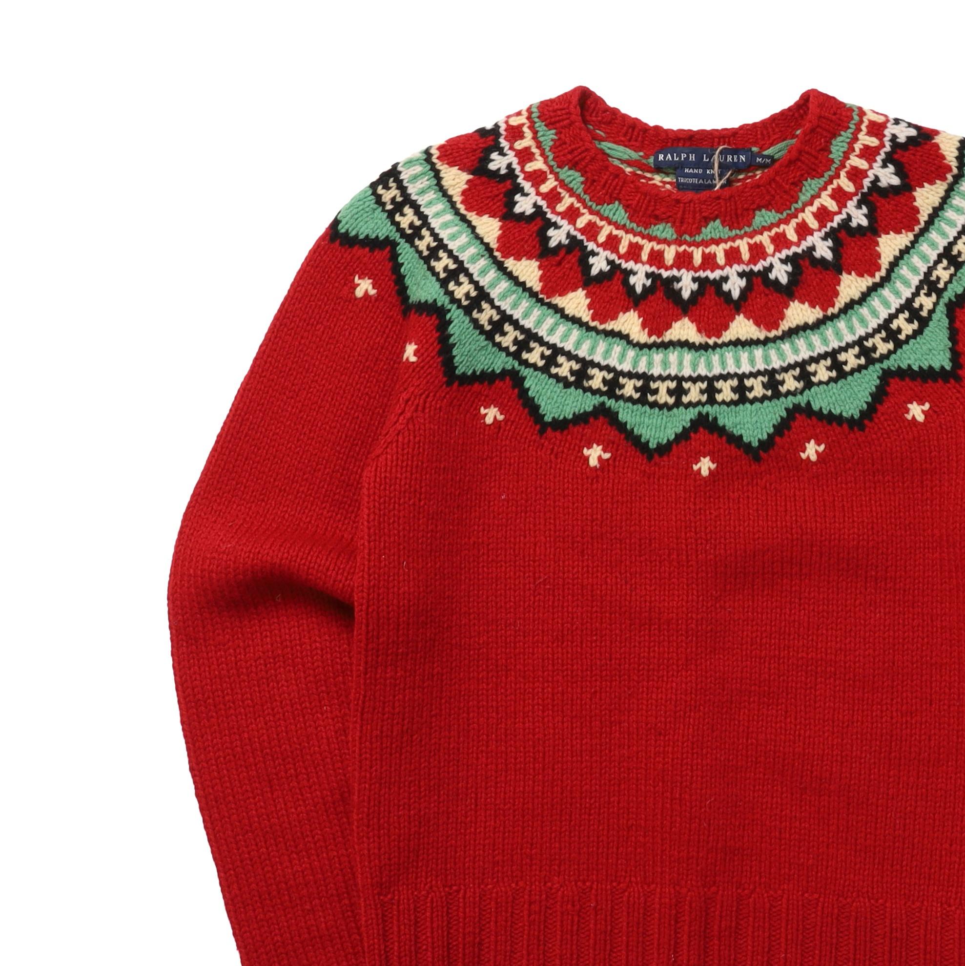 랄프로렌  Ralph Lauren Nordic Hand Knit 4