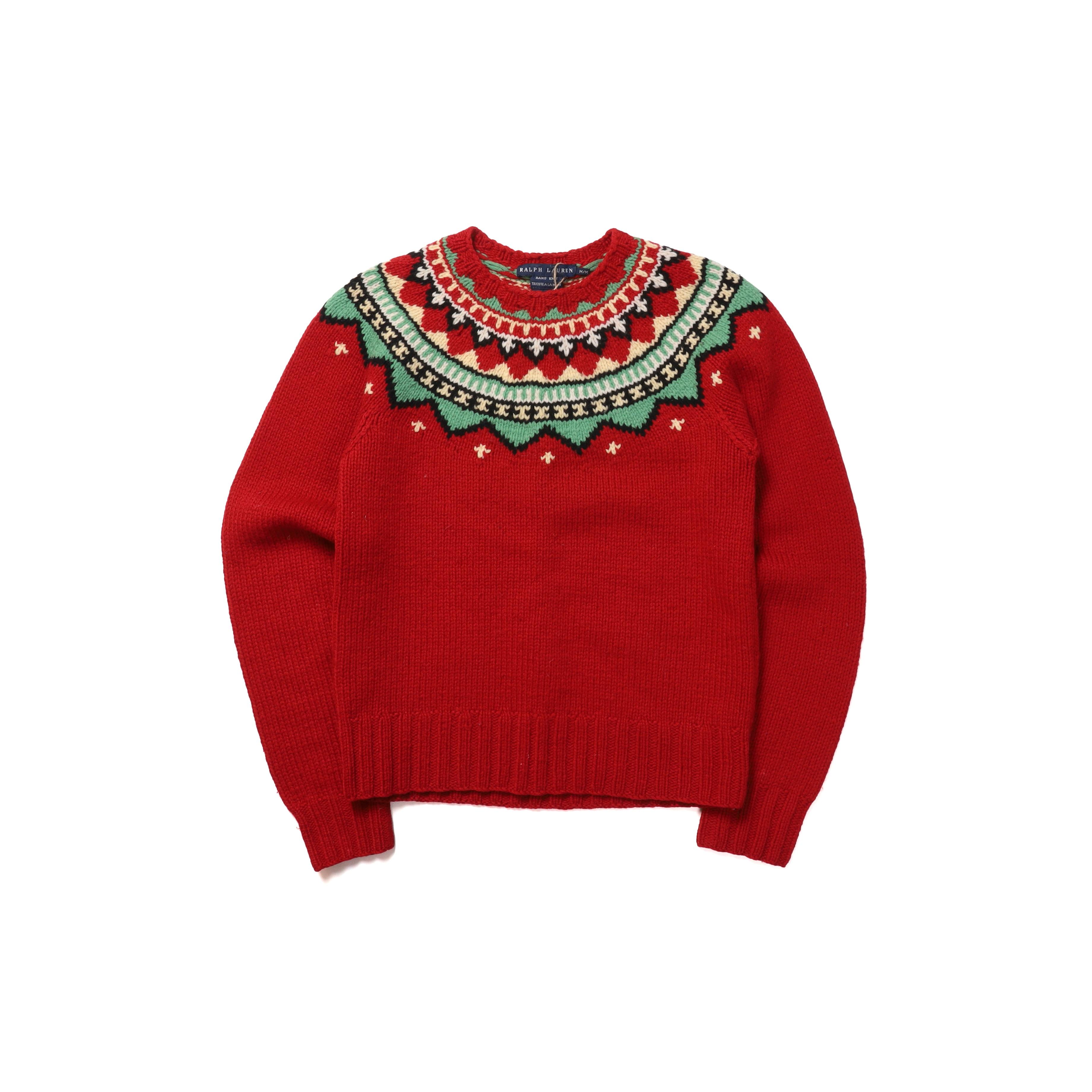 랄프로렌  Ralph Lauren Nordic Hand Knit 3