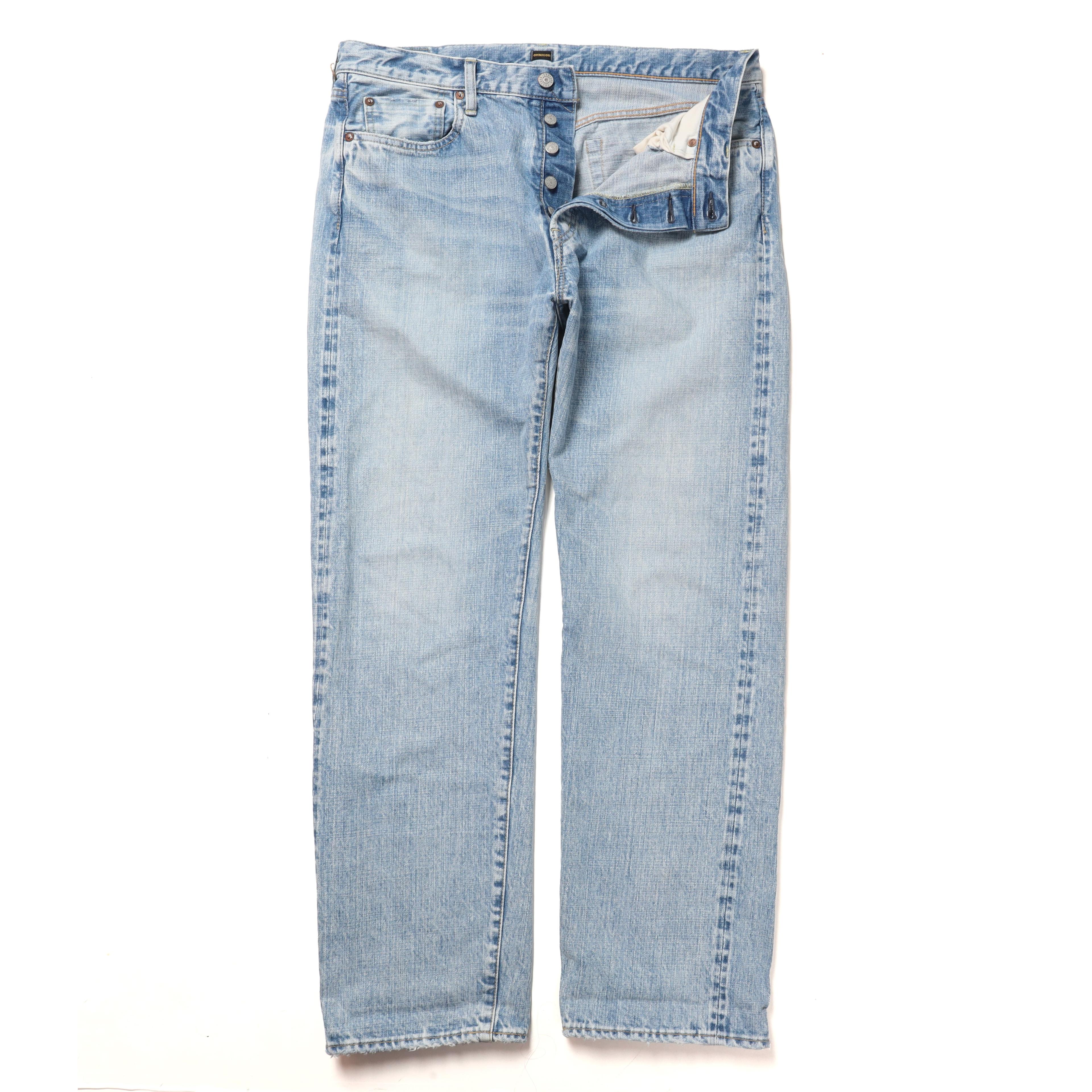 옴니갓 Omnigod Washed Selvedge Denim Pants 4