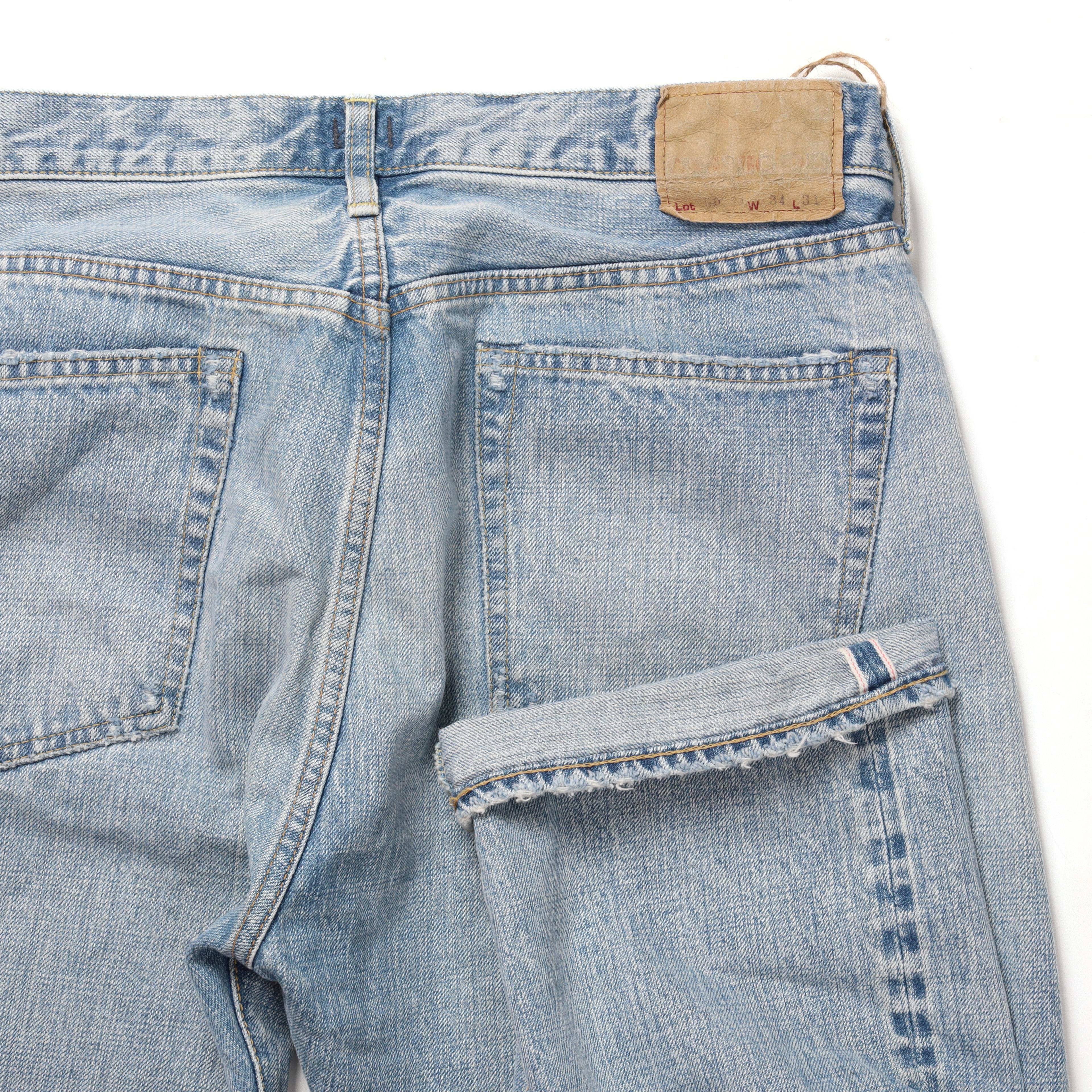 옴니갓 Omnigod Washed Selvedge Denim Pants 5