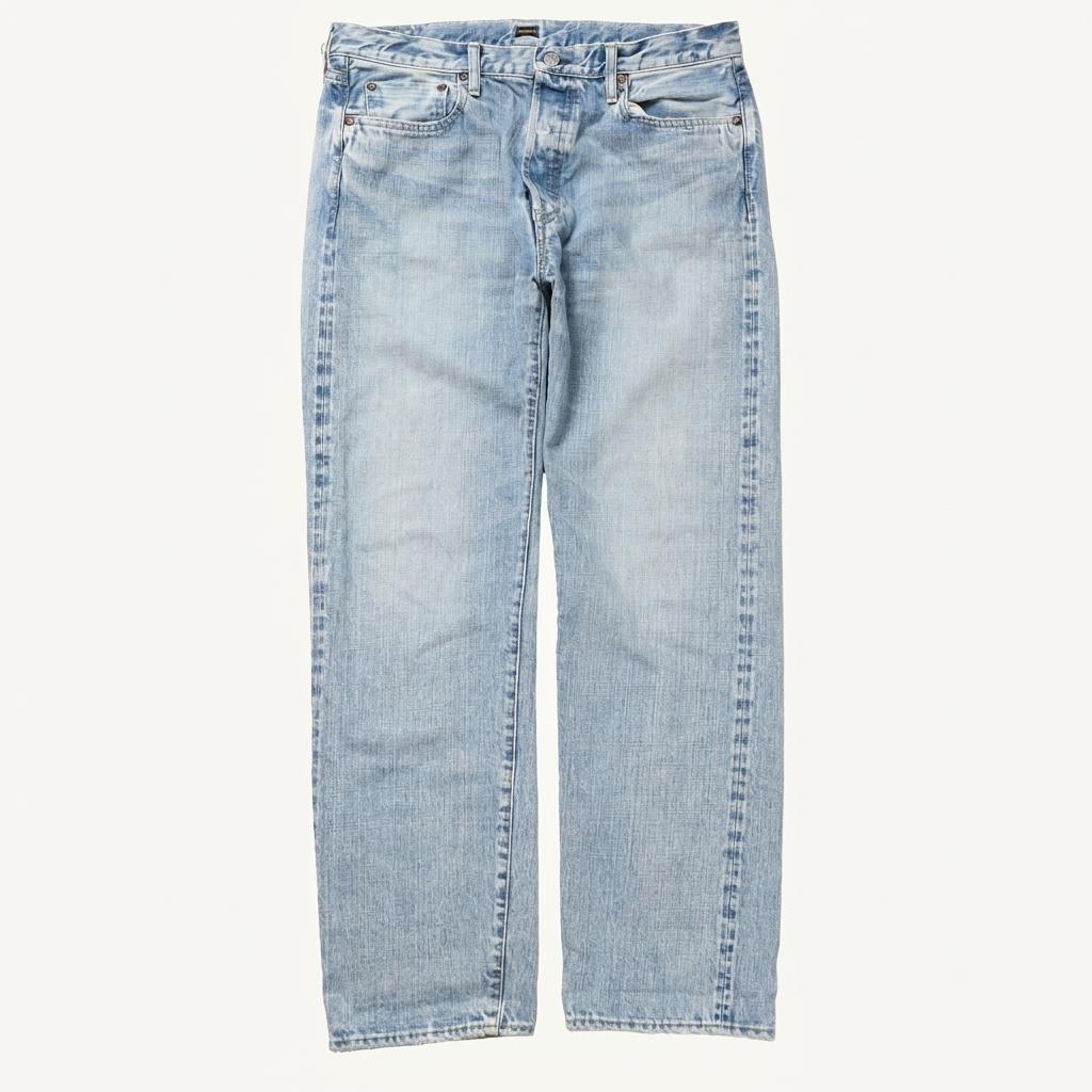 옴니갓 Omnigod Washed Selvedge Denim Pants 1