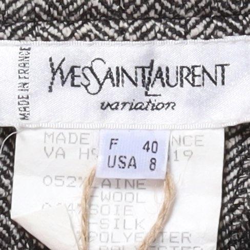 입생로랑 Yves Saint Laurent Houndstooth Wool Pants 9