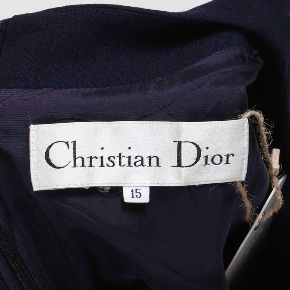 크리스티안 디올 Christian Dior Wool Half Sleeve Dress 8