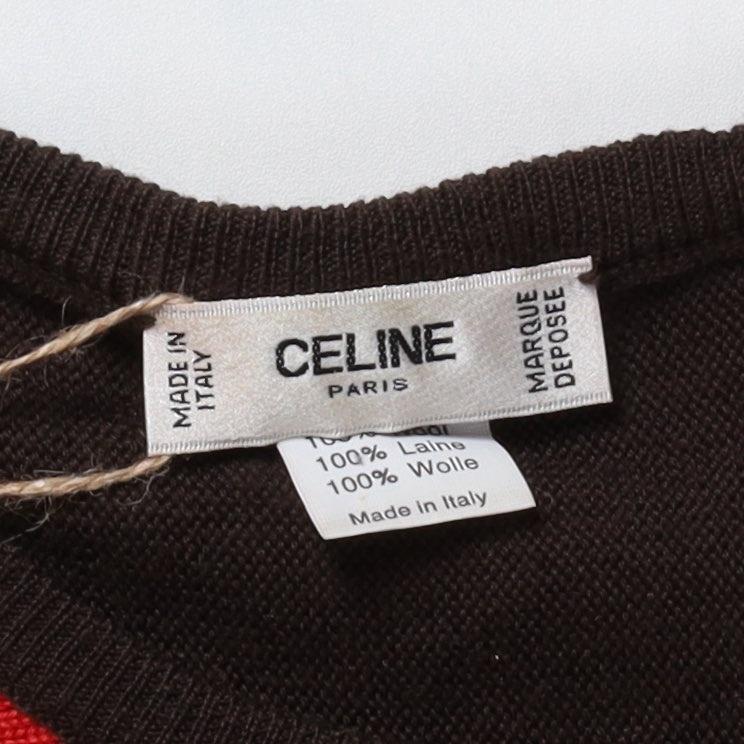 셀린느 Celine Stripe Wool Long Sleeve 8