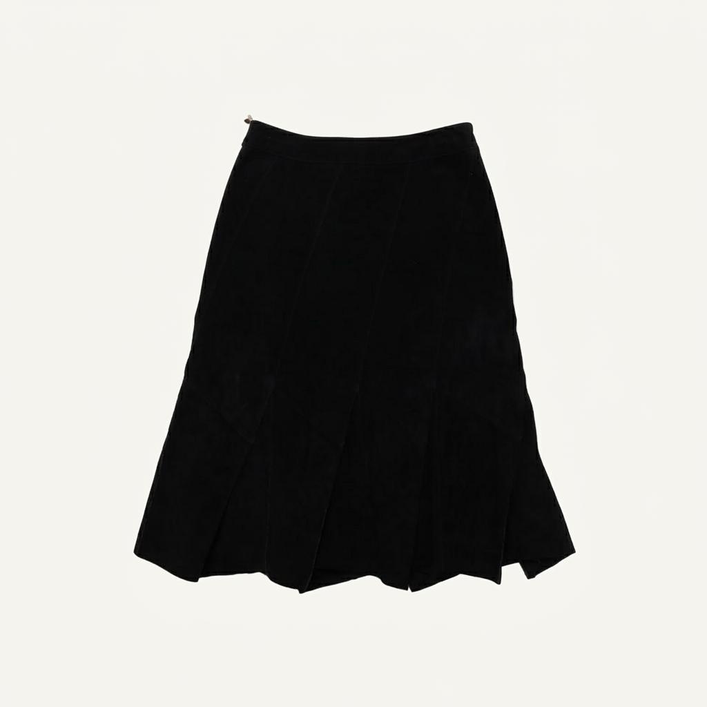 Herhis Pig Skin Mid Skirt 1