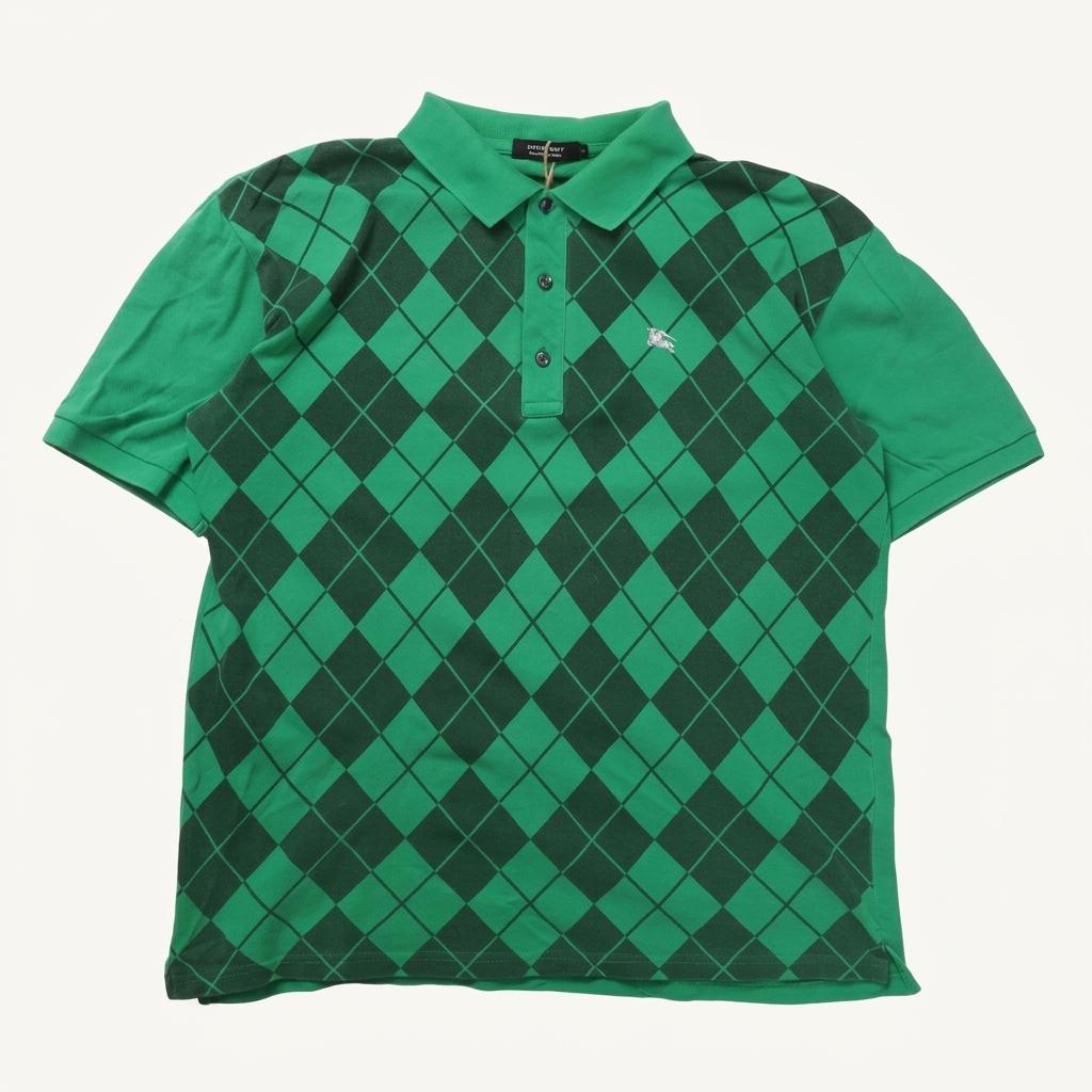 버버리 Burberry Argyle Polo T-shirt 1