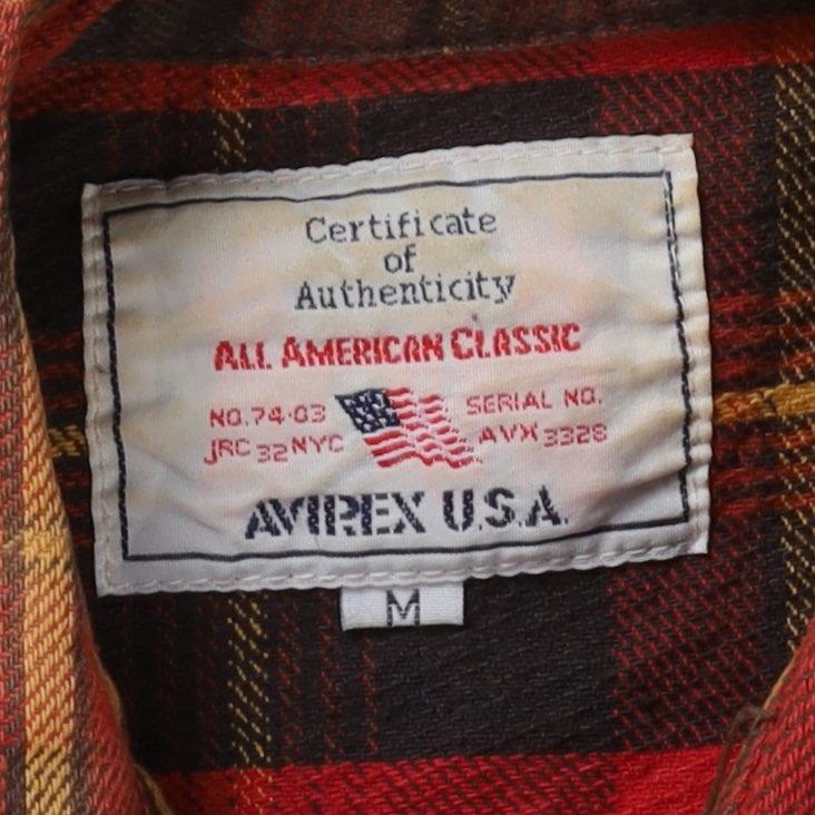 아비렉스 Avirex Check Pattern Shirt 8
