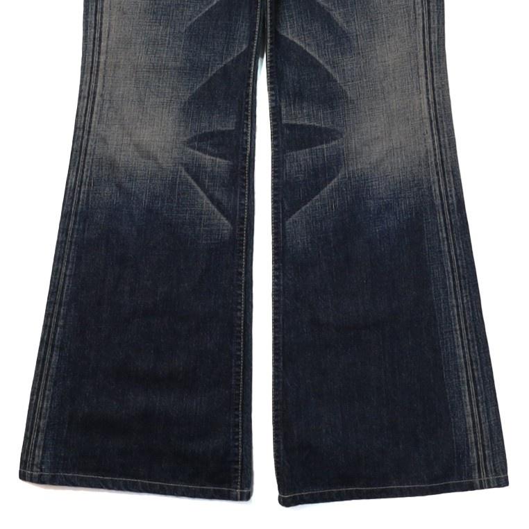 Redlock Whisker Denim Flare Pants 4