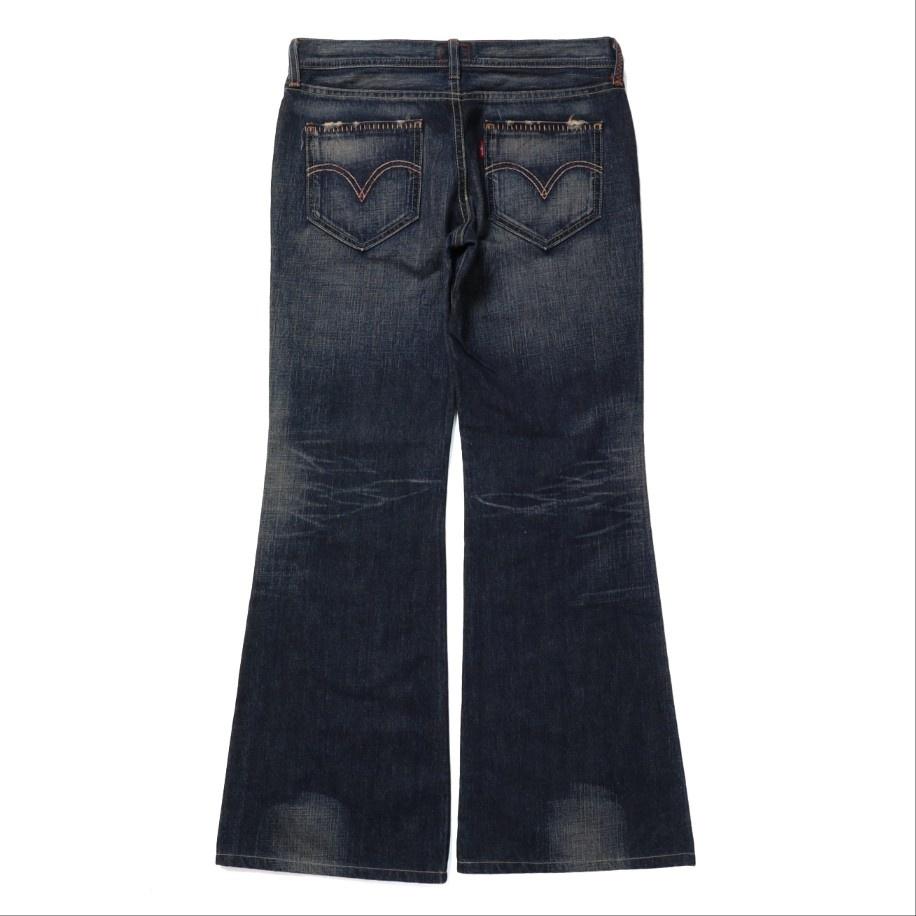Redlock Whisker Denim Flare Pants 7