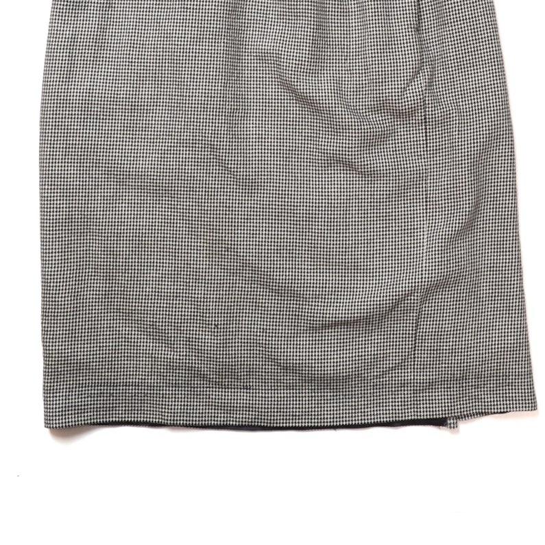 입생로랑 Yves Saint Laurent Wool Check Pattern Skirt 4