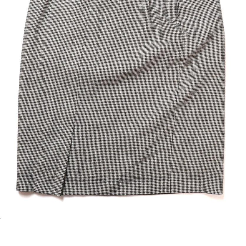 입생로랑 Yves Saint Laurent Wool Check Pattern Skirt 7