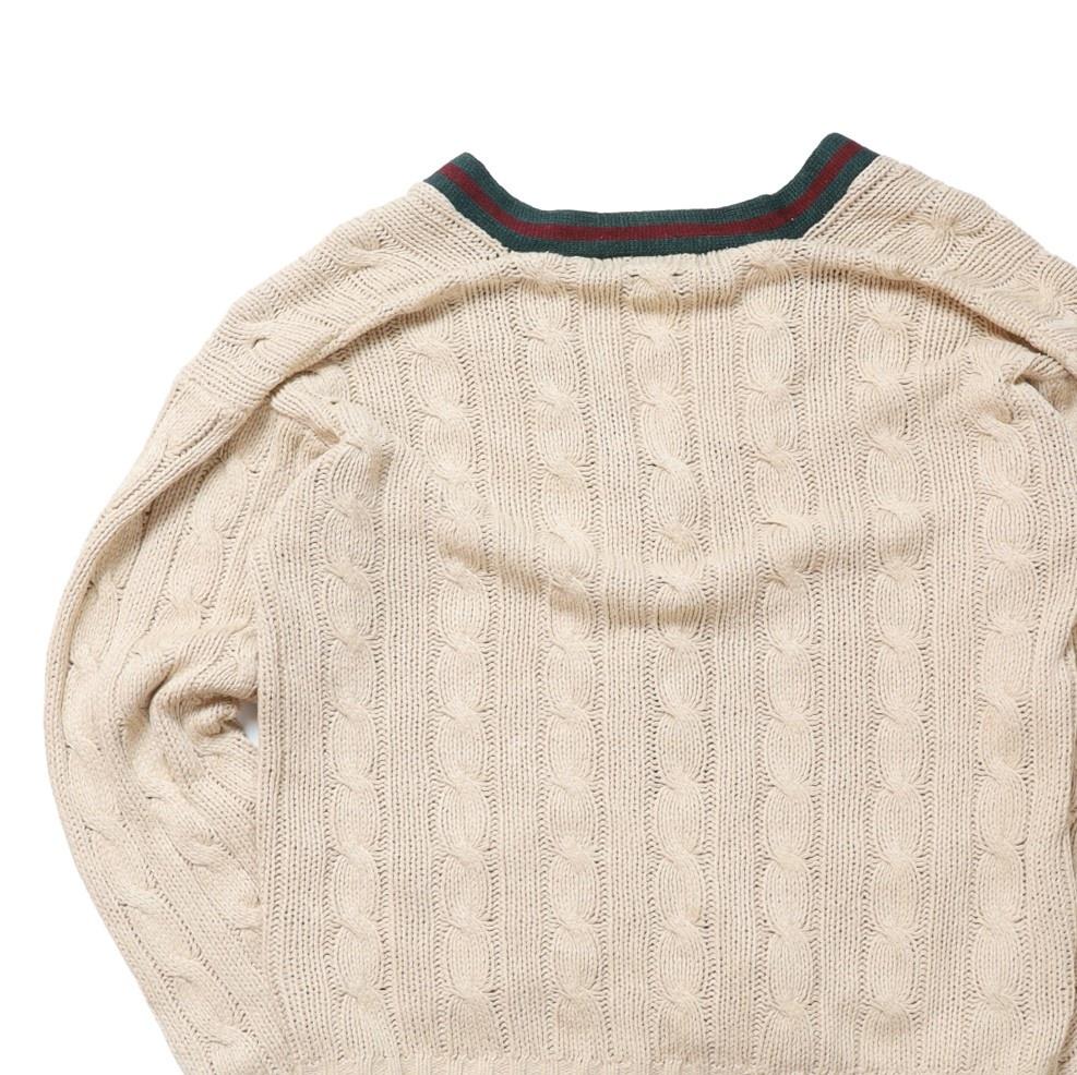 랄프로렌 Ralph Lauren 80’s Logo Embroidered Silk Knit 6
