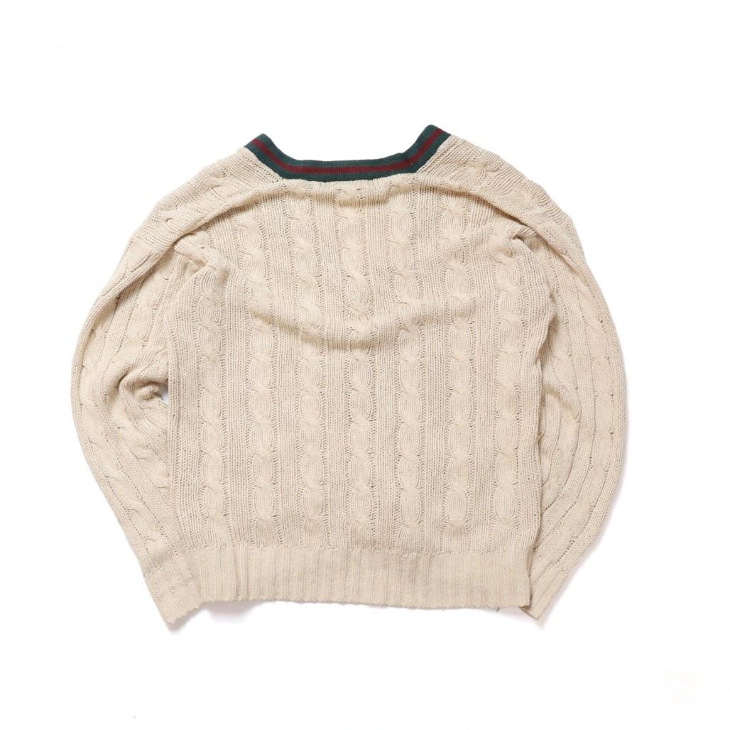 랄프로렌 Ralph Lauren 80’s Logo Embroidered Silk Knit 5