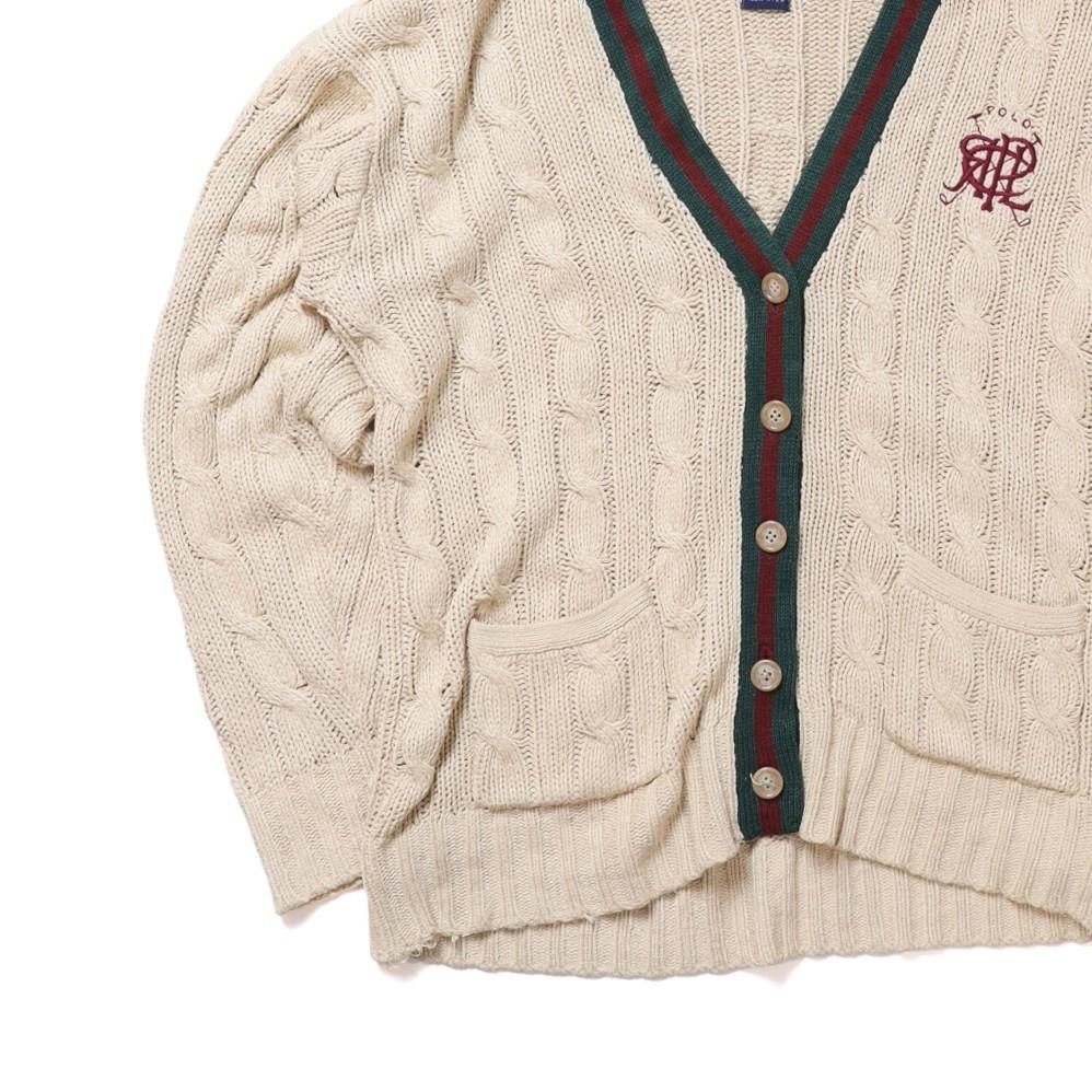 랄프로렌 Ralph Lauren 80’s Logo Embroidered Silk Knit 4