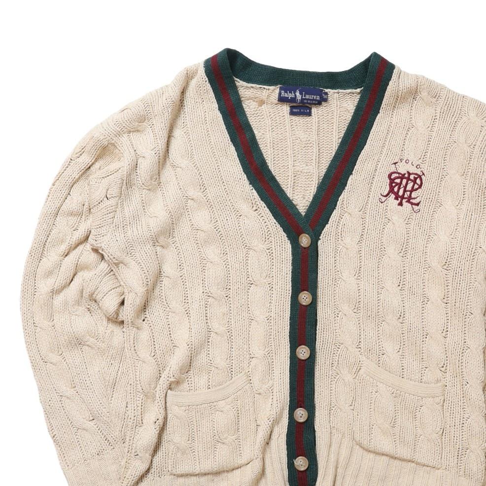 랄프로렌 Ralph Lauren 80’s Logo Embroidered Silk Knit 3