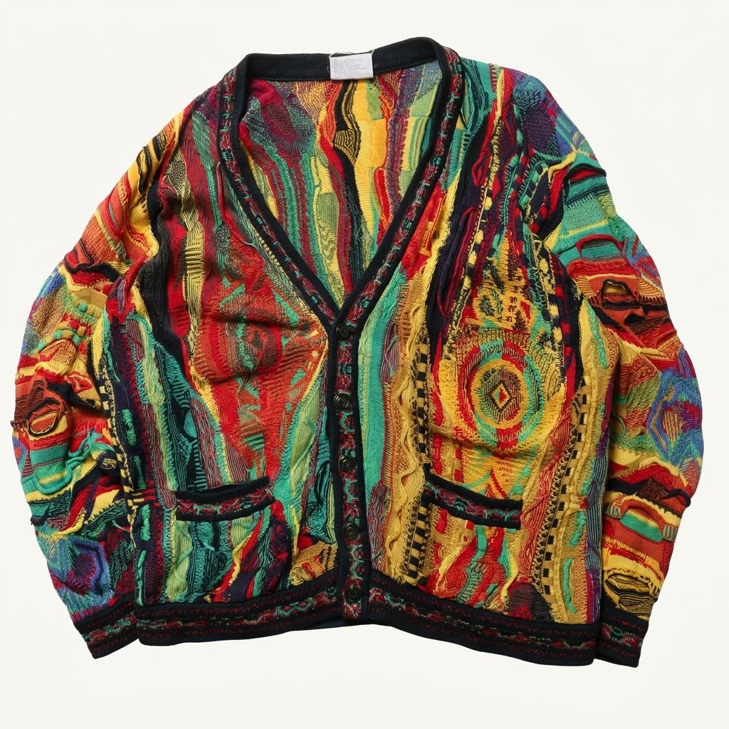 쿠지 Coogi Cable Knit Cardigan 1