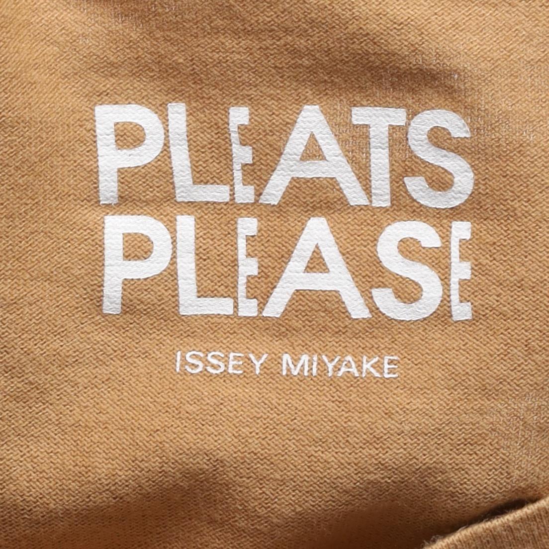 플리츠 플리즈 Pleats Please Cotton Folder Neck T-shirt 8