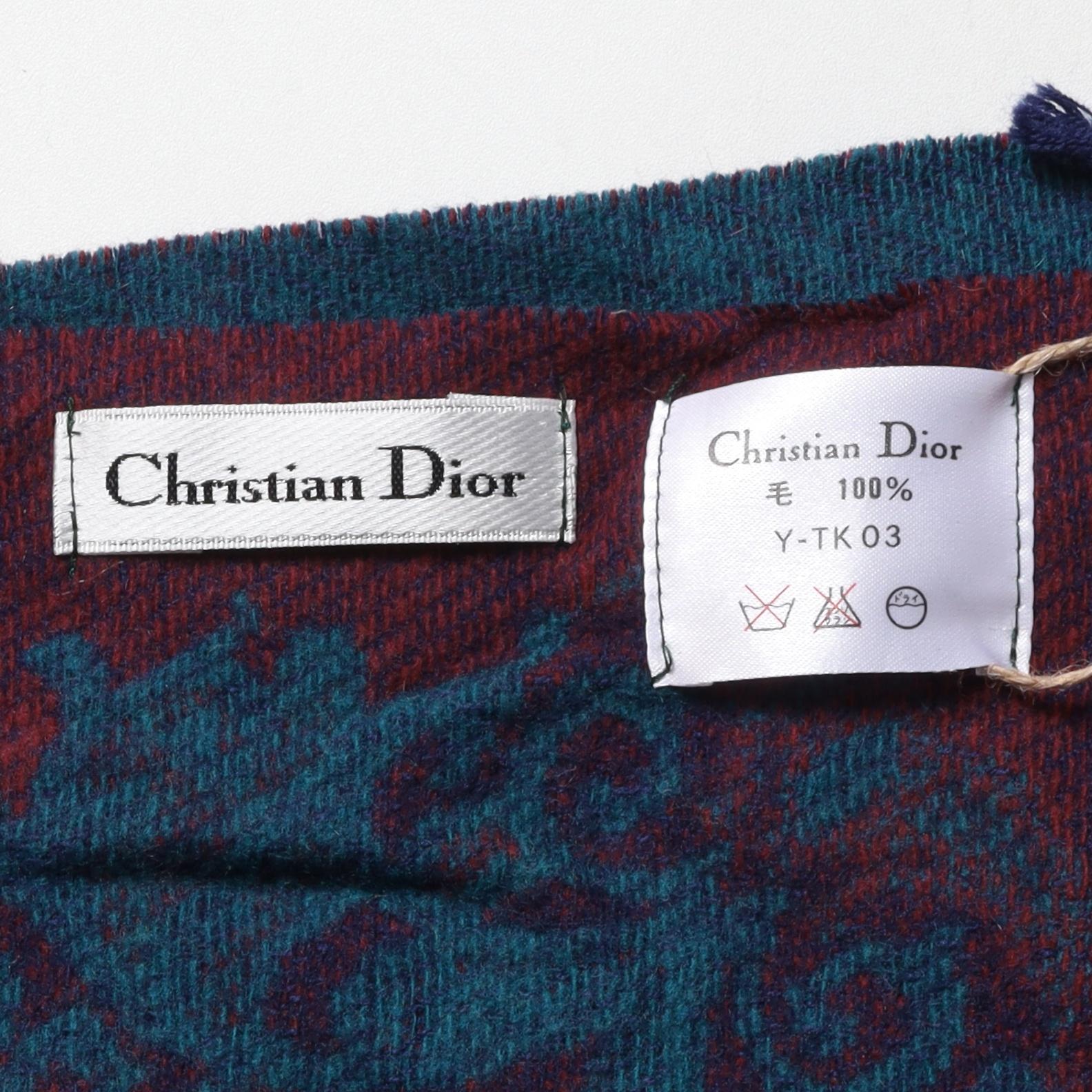 크리스찬 디올 Christian Dior Wool Scarf 7