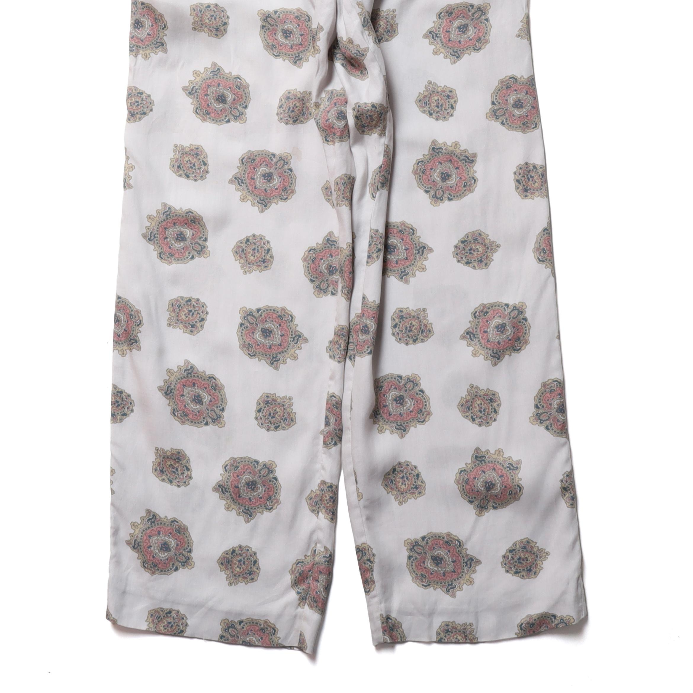 언유즈드 Unused Paisley Slacks 4