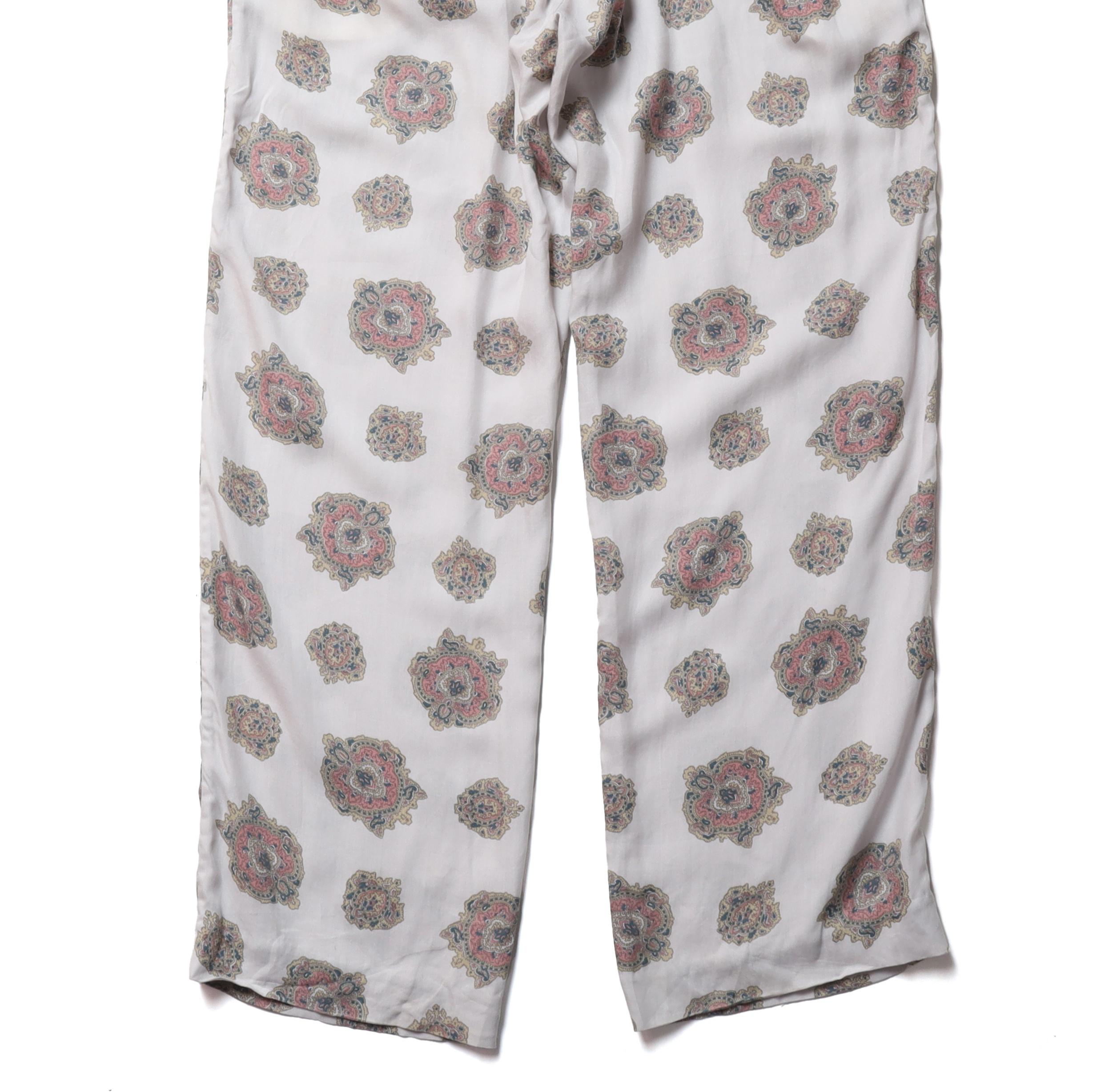 언유즈드 Unused Paisley Slacks 8