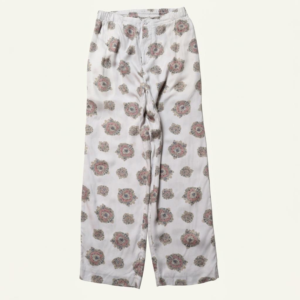언유즈드 Unused Paisley Slacks 1