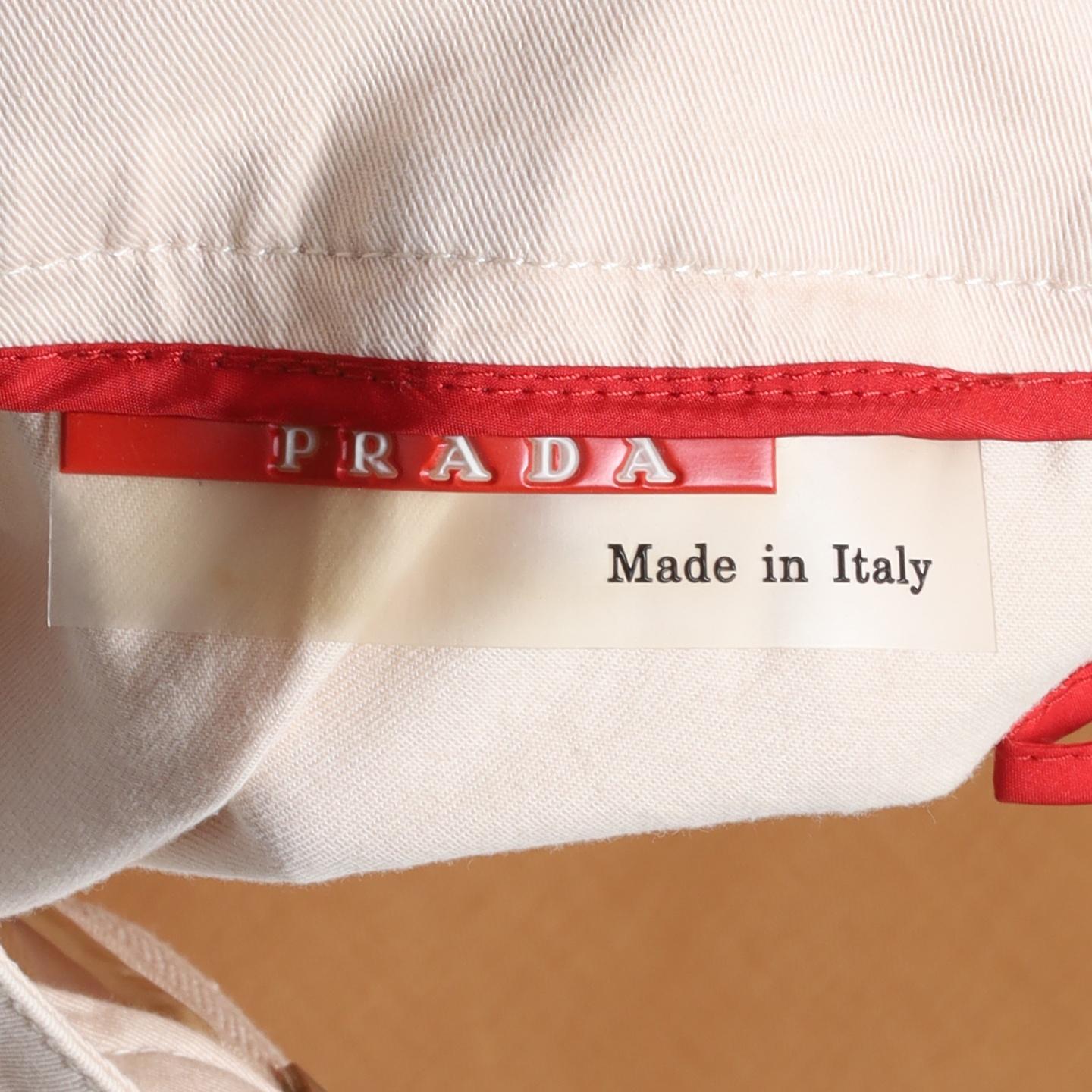 프라다 Prada Sport Red Tab Mid Skirt 8