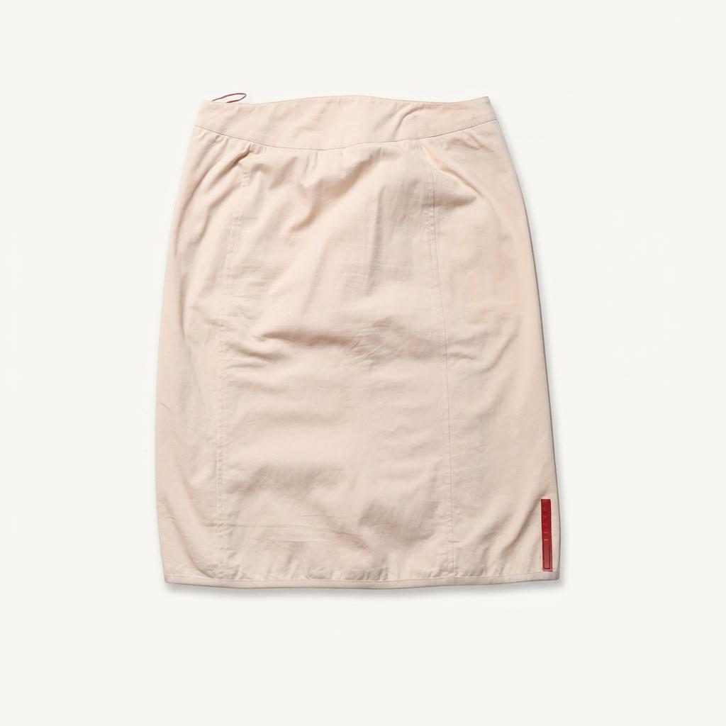 프라다 Prada Sport Red Tab Mid Skirt 1
