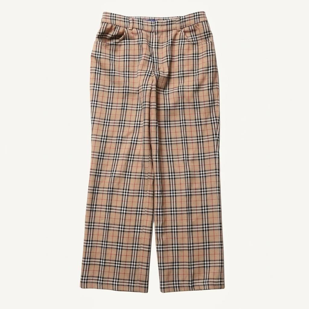 버버리 Nova Check Pants 1