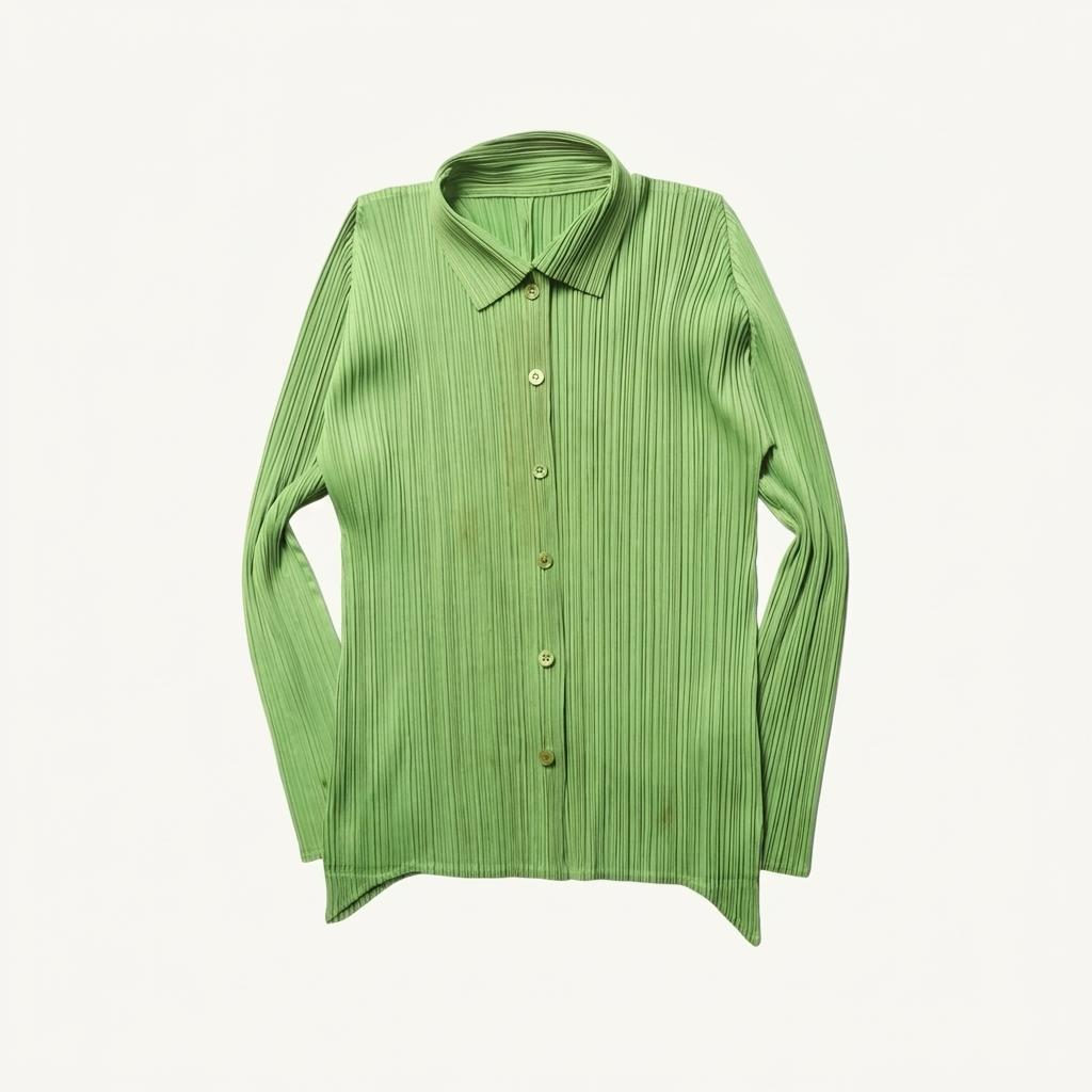 플리츠 플리즈 Pleats Please Button Shirt 1